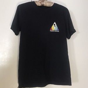 Imagine Dragons 2018 Evolve Tour T Shirt, Small, Black, Double Sided